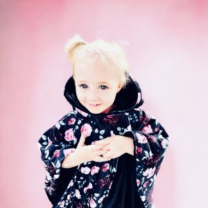 Poncho d'auto en minky