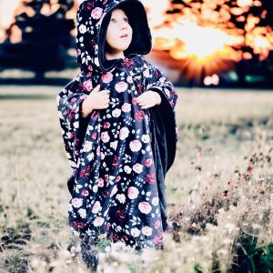 Poncho pour l'auto en minky